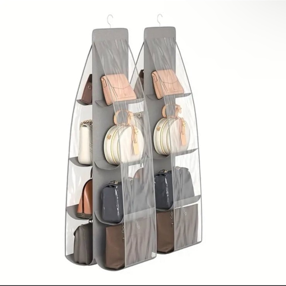(4 Pack) Purse Closet Organizers (4 Pack = 32 Bags) New - Picture 3 of 6